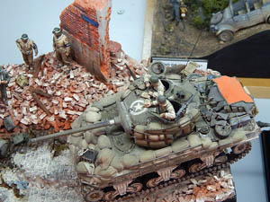 AMT 2014 - Diorama Sherman Segunda Guerra Mundial