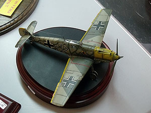 Diorama Messerschmitt Bf 109E Segunda Guerra Mundial