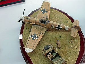 Diorama Messerschmitt Bf 109 Segunda Guerra Mundial