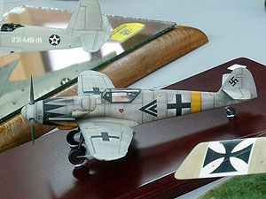 Diorama Messerschmitt Bf 109 Segunda Guerra Mundial