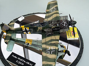 Diorama Focke Wulf 190 Segunda Guerra Mundial