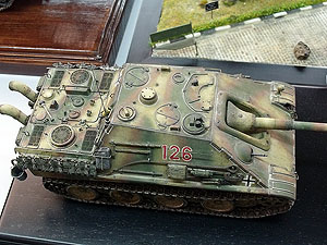 Diorama Panzer JagdPanther Segunda Guerra Mundial