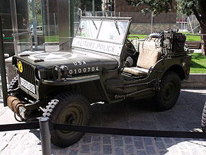 Jeep Willy Policia Militar del ejercito americano WW2 - Feria No Sólo Militaria 2012