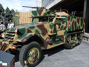 Semioruga Americano M3 WW2 - Ejercito Español - Feria No Sólo Militaria 2012