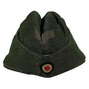 Frontal, gorra de campaña M34 para tropa