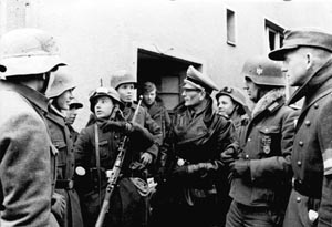 Soldados de la Volkssturm 1945