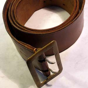 Cinturón de 60mm con hebilla dorada (Generales WH)