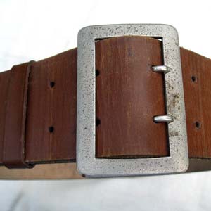 Cinturón de 60mm con hebilla plateada (Oficiales WH)