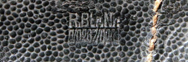 Marcaje para cartucheras K98, RB.Nr. 0/0267/0001 fabricante GUSTAV SCHIELE en Loburg