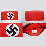 brazalete del NSDAP, con su etiqueta. Original. - Articulo en venta en Wehrmacht-info