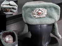 Gorra de invierno de oficial NVA DDR - Articulo en venta en Wehrmacht-info