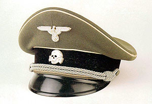 Gorra con visera de Oficial Waffen SS