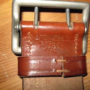Marcaje (Springer & Co Berlín 1941) Cinturón 50mm